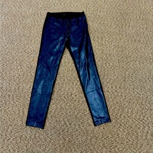 RD Style leather pants in black size M leather in front and leggings material